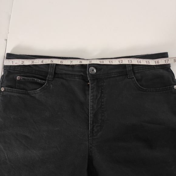 Hannah Jeweled Black Denim Midrise Jeans 14 - Picture 14 of 16